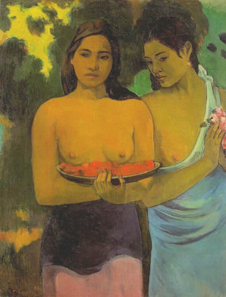 Retrao indígena por Gauguin..